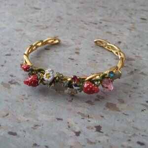 Les Nereides Royal Garden Bangle Bracelet L